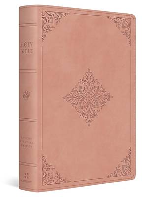 Picture of ESV Giant Print Bible (Trutone, Blush Rose, Fleur-De-Lis Design)