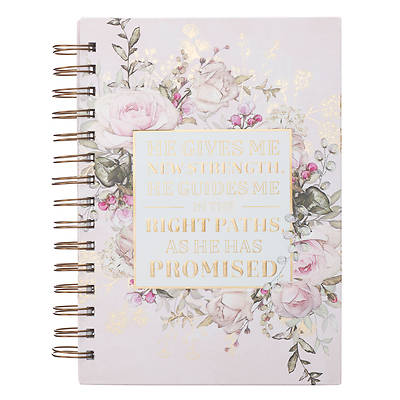 Large Wire Journal He Gives Me New Strength