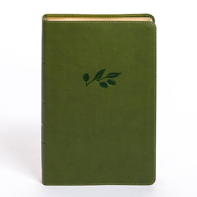 Picture of KJV Personal Size Giant Print Bible, Olive Leathertouch, Indexed