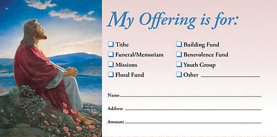My Offering is for Offering Envelope