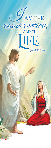 Easter I am the Resurrection 2' x 6' Banner Vinyl