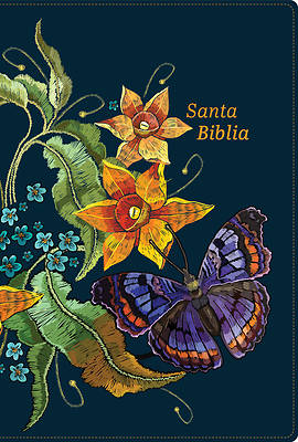 Picture of Rvr 1960 Biblia Letra Grande, Tamaño Manual, Edición Especial, Azul Nocturno, Símil Piel