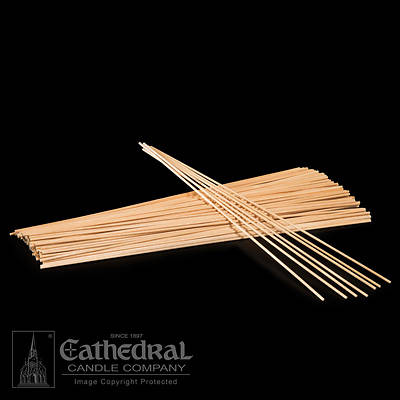 Cathedral Thin Wood Lighting Tapers