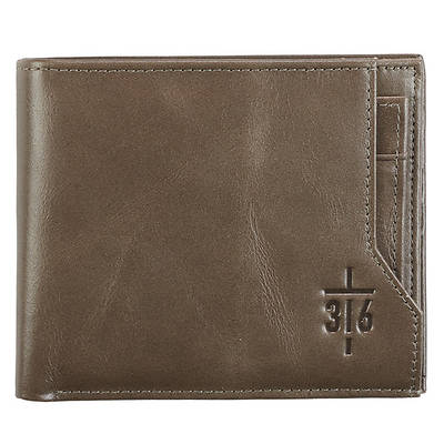 Leather Wallet John 3:16