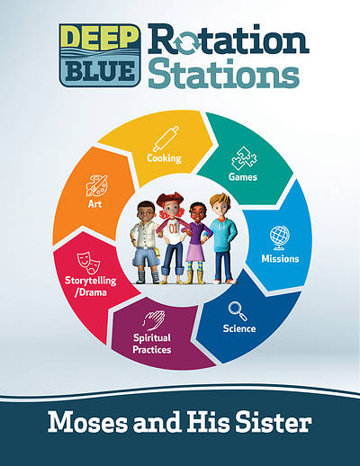 Picture of Deep Blue Rotation Stations: Moses and His Sister - Entire Unit Download