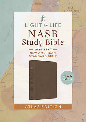 Picture of The Light for Life NASB Study Bible--Atlas Edition [Thumb Indexed] (Mocha Brown)