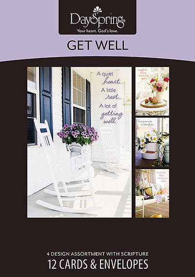 Sunny Days - Get Well Boxed Cards - Box of 12
