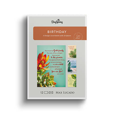 Max Lucado Birthday Boxed Cards - Box of 12