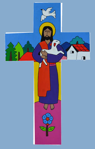 Good Shepherd Cross 5"