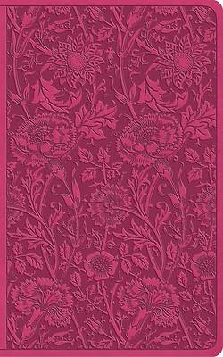 ESV Vest Pocket New Testament with Psalms and Proverbs, Red Letter (Trutone, Berry, Floral Design)