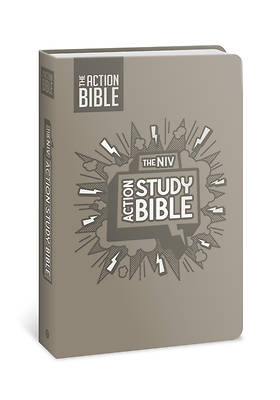 Picture of The NIV Action Study Bible, Leathersoft, Gray, Full Color