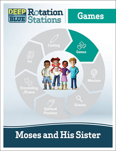 Picture of Deep Blue Rotation Stations: Moses and His Sister - Games Station Download