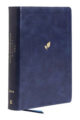 NIV Lucado Encouraging Word Bible, Blue, Leathersoft, Thumb Indexed, Comfort Print