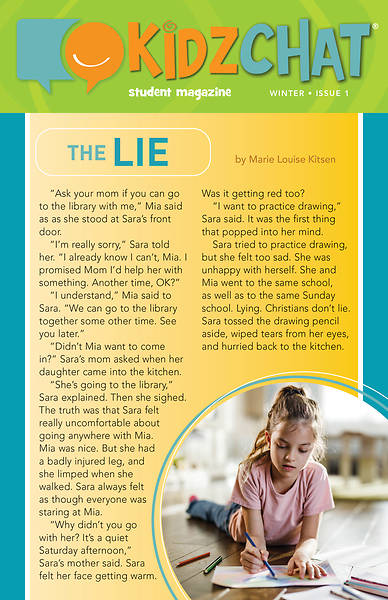 HeartShaper Middle Elementary Kidz Chat Take Home Papers PK5 Winter