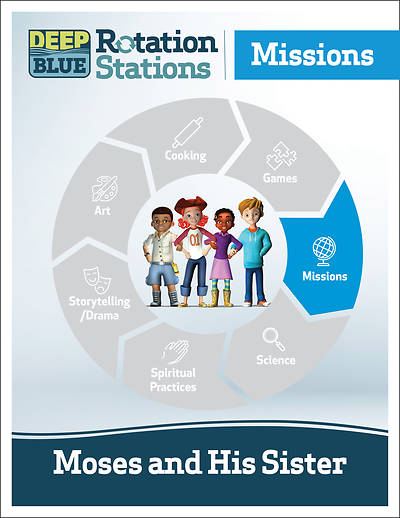 Picture of Deep Blue Rotation Stations: Moses and His Sister - Missions Statement Download