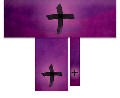 Cross of Ashes 3-Piece Altar Set