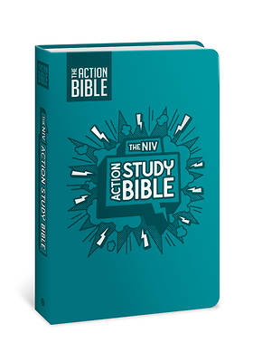 Picture of The NIV Action Study Bible, Leathersoft, Aqua, Full Color