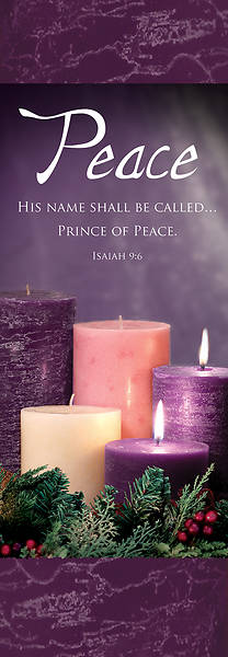 Advent Week 2 2' x 6' Vinyl Banner Isaiah 9:6