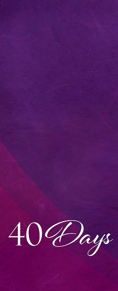 40 Days Lent Pulpit Scarf