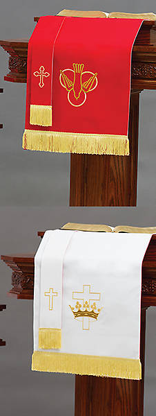 Picture of Embroidered Reversible  Parament Set Red and White  2-Piece