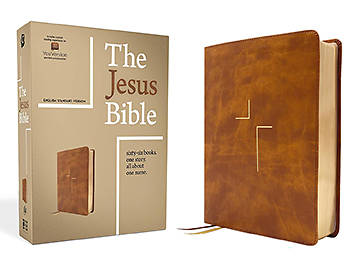 The Jesus Bible, ESV Edition, Leathersoft, Tan