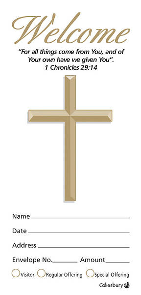 Welcome Offering Envelope - Bulk Pack, Currency Size