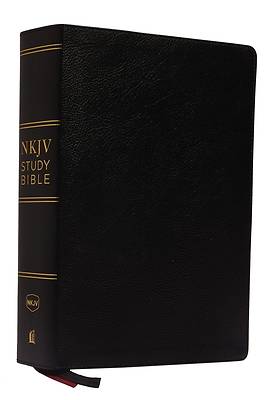 Picture of NKJV Study Bible, Premium Bonded Leather, Black, Comfort Print