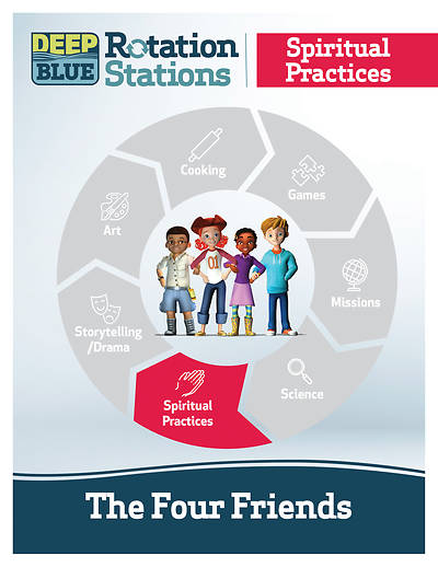 Picture of Deep Blue Rotation Station: The Four Friends - Spiritual Practices Station Download