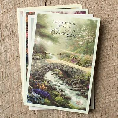Thomas Kinkad Painter of Light KJV - Birthday Boxed Cards - Box of 12