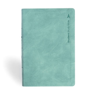 CSB Student Study Bible, Earthen Teal Suedesoft Leathertouch, Indexed