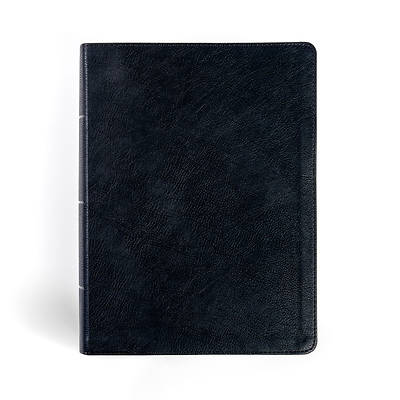 CSB Study Bible, Large Print, Digital Study Edition, Black Leathertouch, Indexed