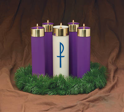 Advent With Christ Candela Set - 4 Purple