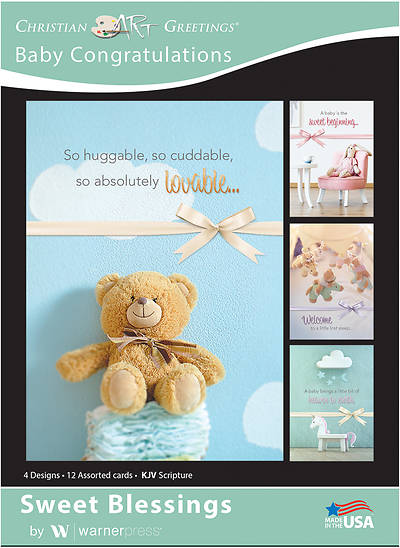 Sweet Blessings Baby Congratulations Boxed Cards