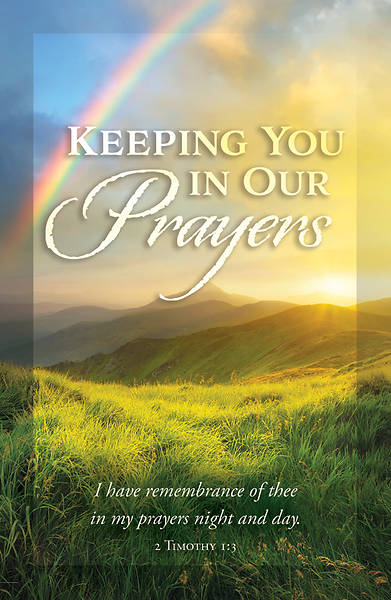 Keeping You in Our Prayers Postcard