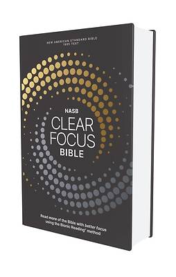 Picture of Nasb, Clear Focus Bible, Hardcover, Charcoal/Gold