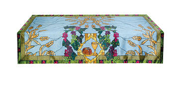 Picture of Stained Glass Communion Parament Set Altar Frontal