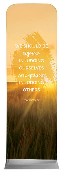 Picture of We Should Be Nature Scene Words of Wesley Sleeve Banner