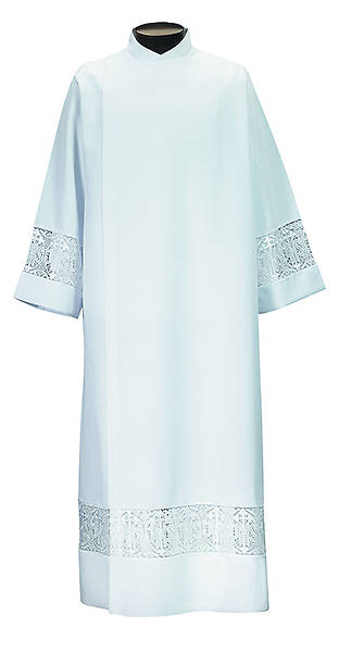 Picture of Women's Wrap Around Style Alb with IHS Lace Insert