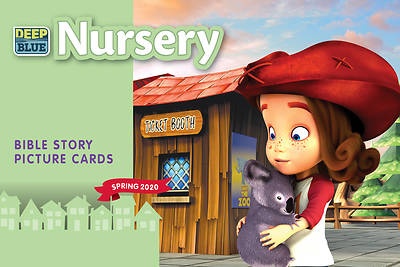 Picture of Deep Blue Nursery Bible Story Picture Cards Spring PDF Download 21-49 Students