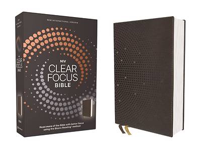 Niv, Clear Focus Bible, Leathersoft, Brown