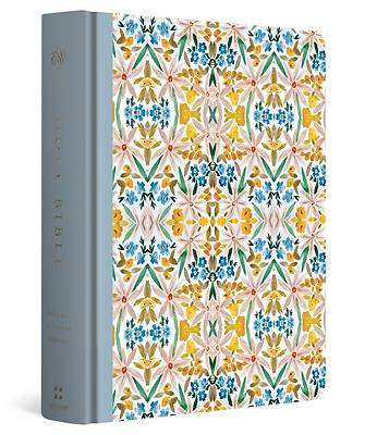 Picture of ESV Single Column Journaling Bible, Artist Series (Cloth Over Board, Jessica Bush, Flourish)