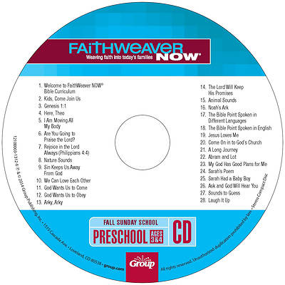 FaithWeaver NOW Preschool CD Fall 2026