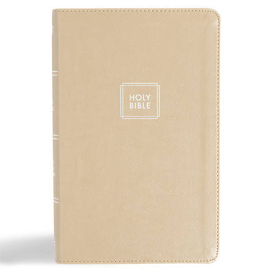 Picture of KJV Single-Column Personal Size Bible, Gold Leathertouch