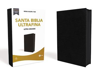 Picture of Reina Valera 1960 Santa Biblia Ultrafina Letra Grande, Piel Fabricada, Negro, Con Cierre, Edición Letra Roja