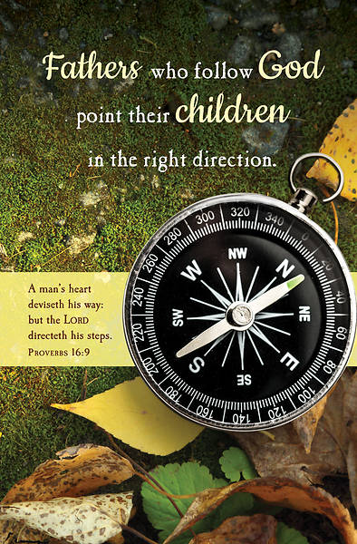 Fathers Who Follow God Father's Day Bulletin (Package of 100)