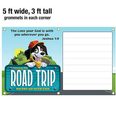 VBS 2025 Road Trip Outdoor Banner