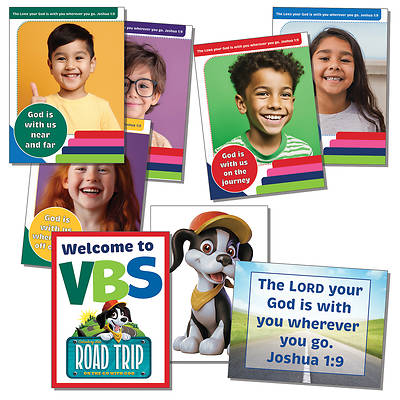 VBS 2025 Road Trip Decorating Poster Pack