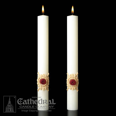 Holy Trinity Complementing Altar Candles