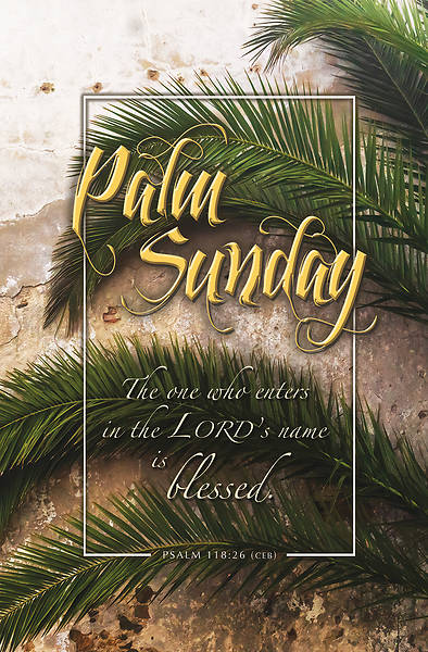 Palm Sunday Regular Size Bulletin