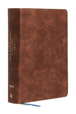 NIV Lucado Encouraging Word Bible, Brown, Leathersoft, Comfort Print